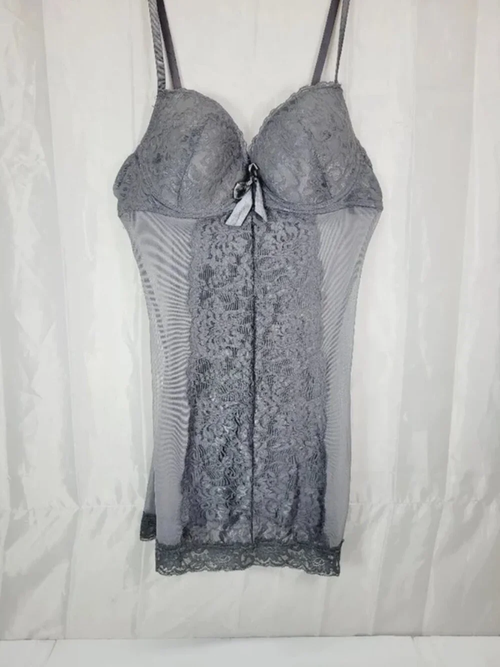 Native intamates 36B gray fit teddy padded underwire gray